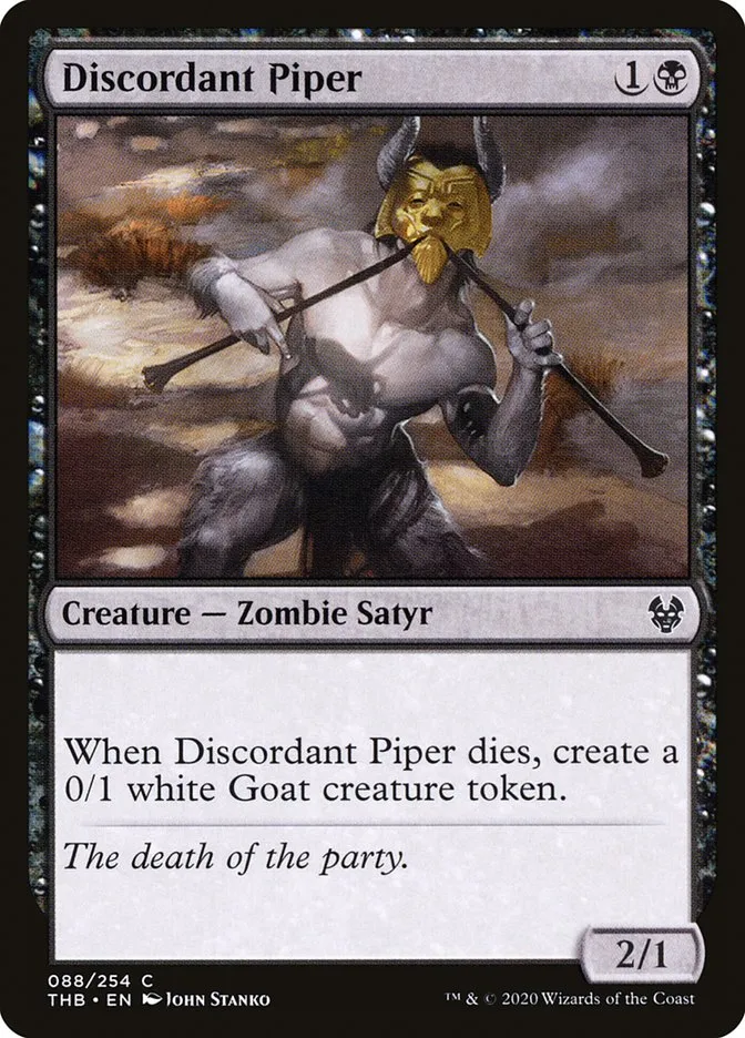 Discordant Piper Front Face