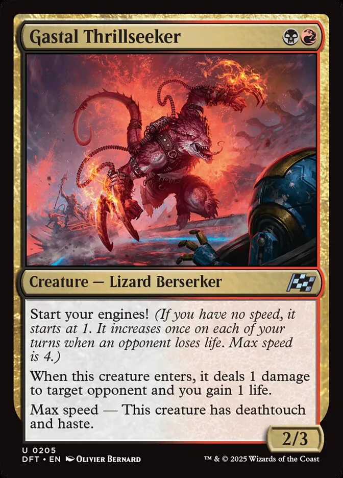 Gastal Thrillseeker Front Face