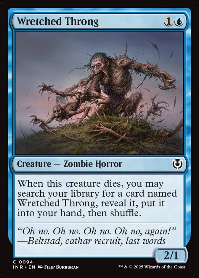 Wretched Throng Front Face