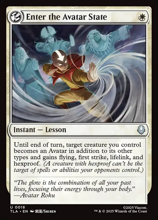 Enter the Avatar State Front Face
