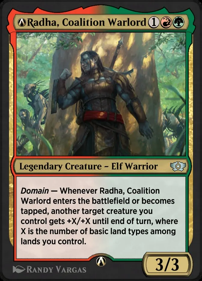 A-Radha, Coalition Warlord Front Face