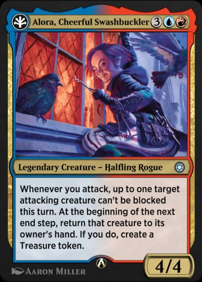 Alora, Cheerful Swashbuckler Front Face