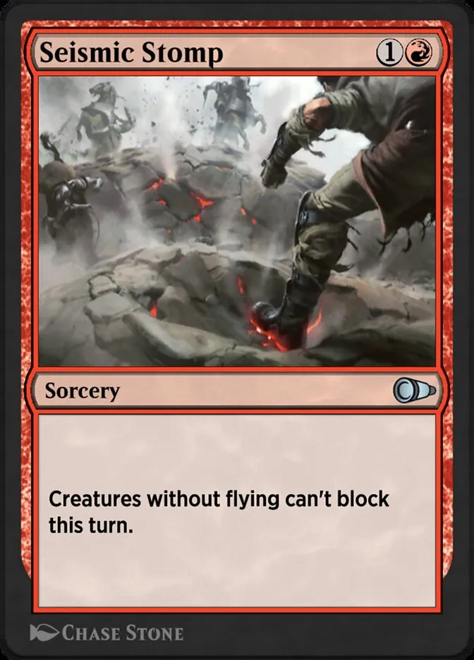 Seismic Stomp Front Face