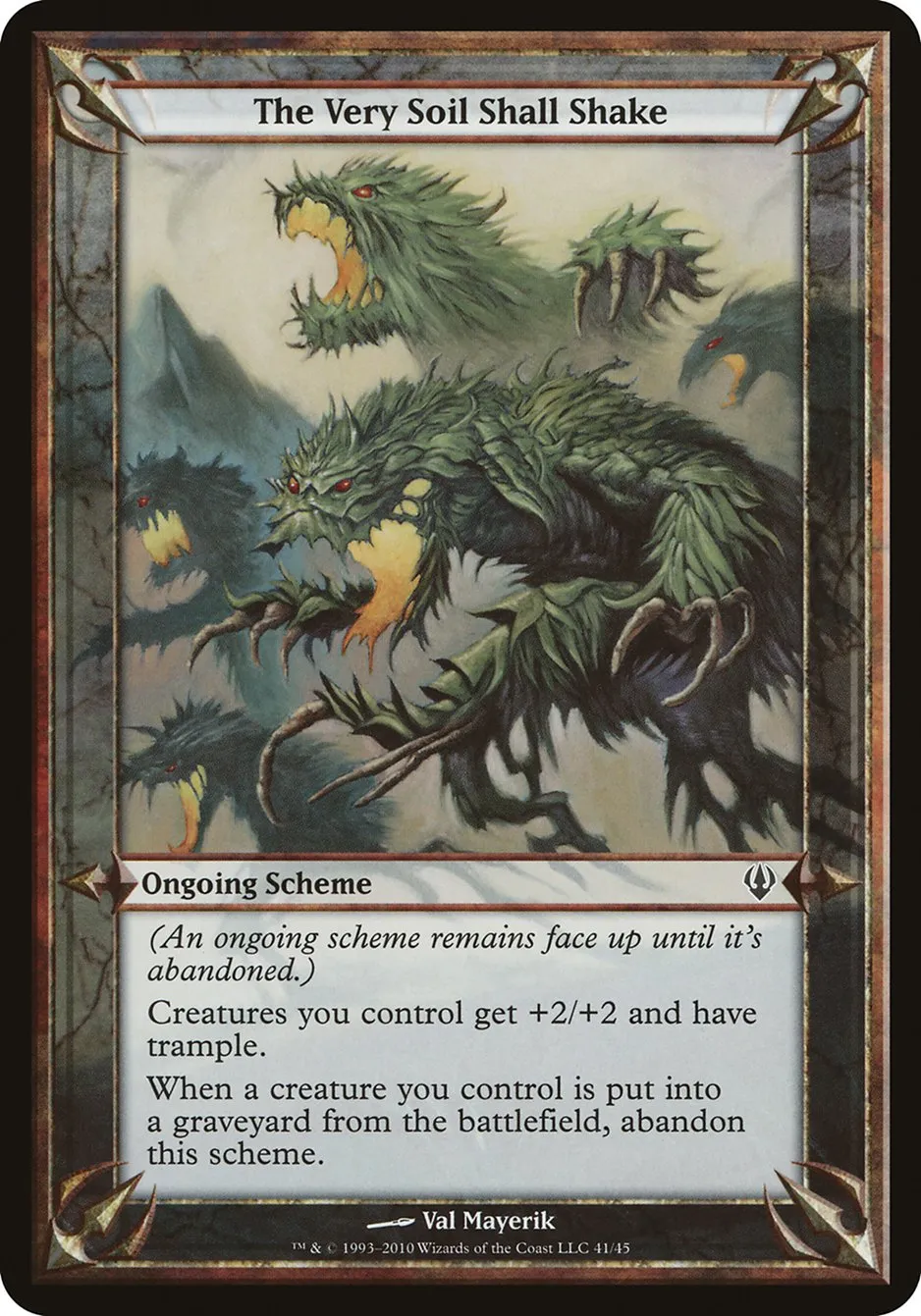 The Very Soil Shall Shake Front Face