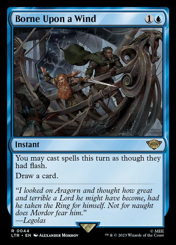 Borne Upon a Wind Front Face