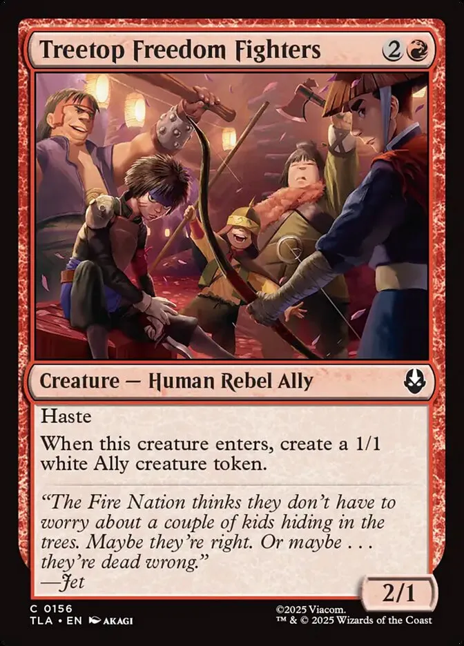 Treetop Freedom Fighters Front Face