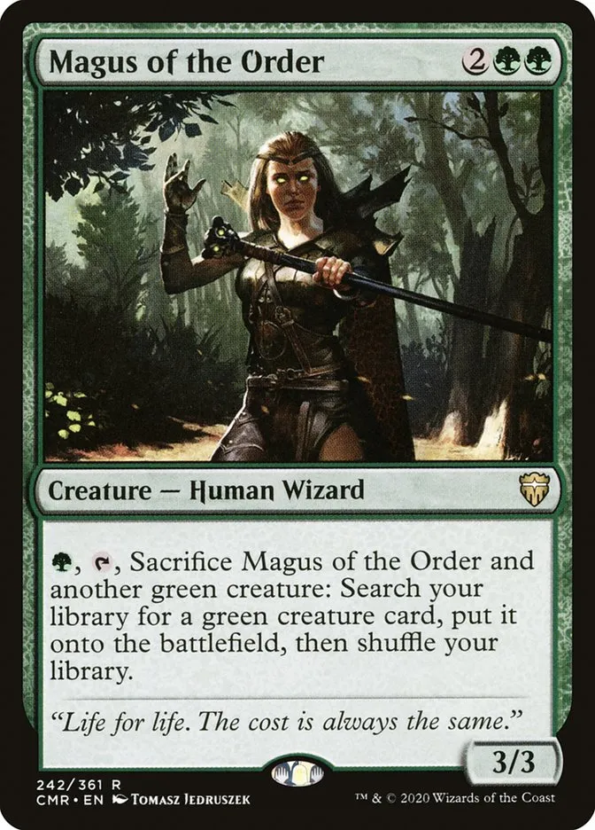 Magus of the Order Front Face