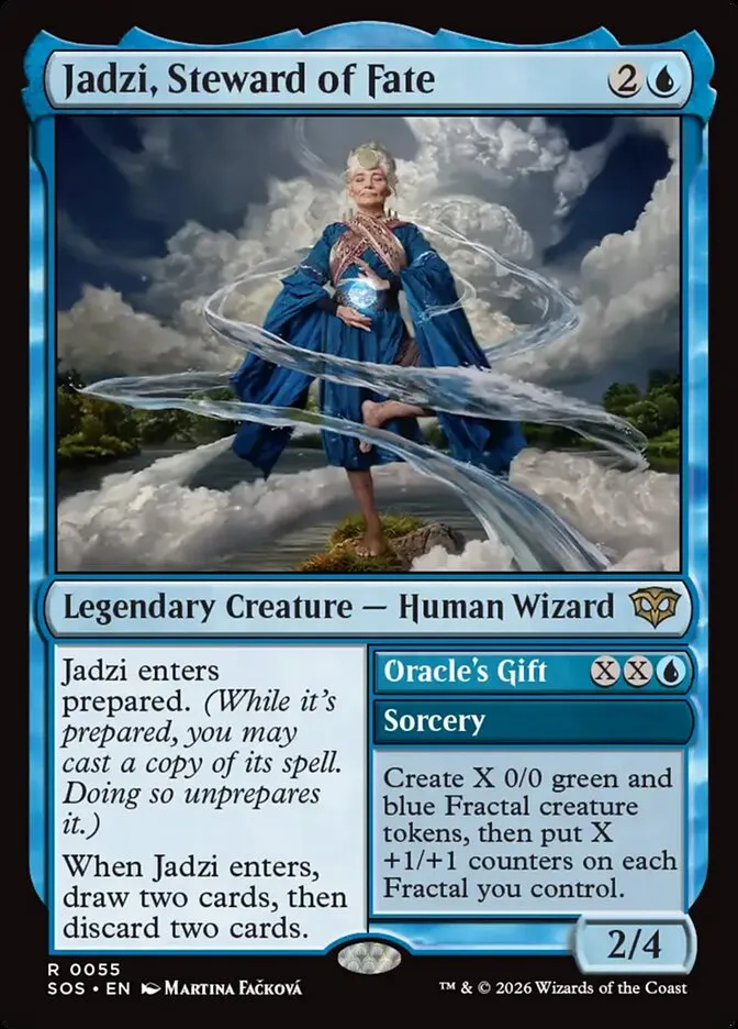 Jadzi, Steward of Fate // Oracle's Gift Front Face