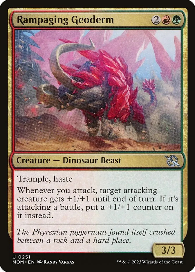 Rampaging Geoderm Front Face