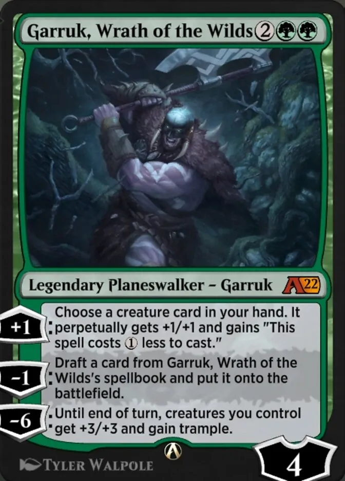 Garruk, Wrath of the Wilds Front Face