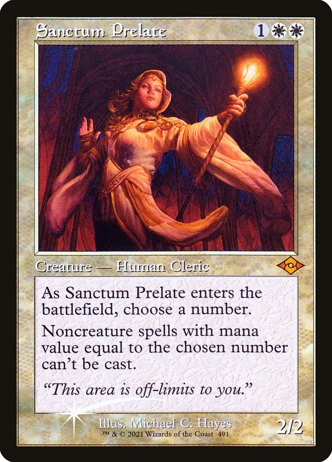 Sanctum Prelate Front Face