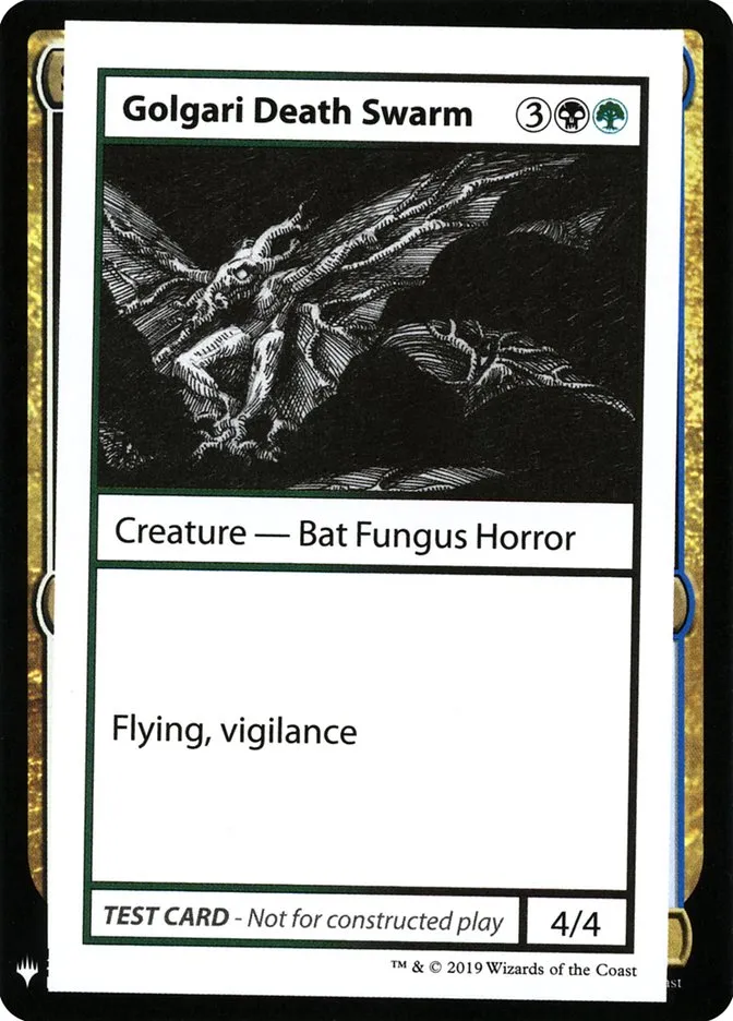 Golgari Death Swarm Front Face