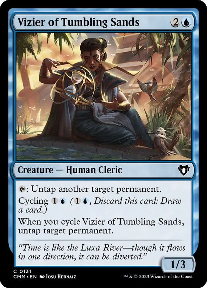 Vizier of Tumbling Sands Front Face