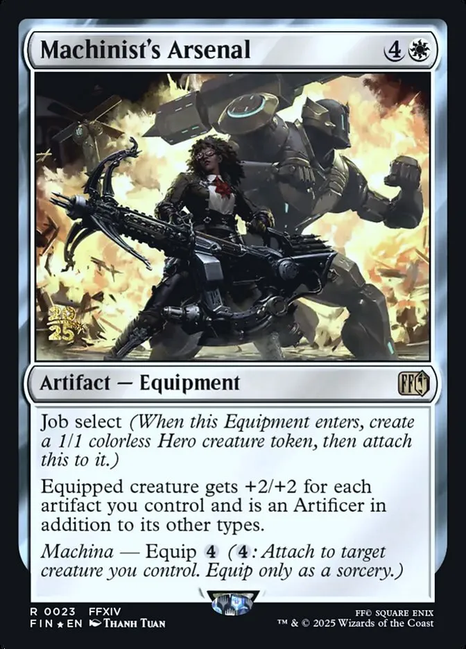 Machinist's Arsenal Front Face