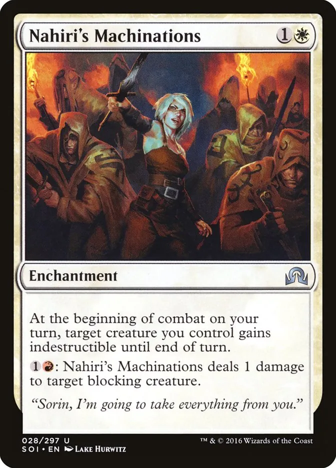 Nahiri's Machinations Front Face