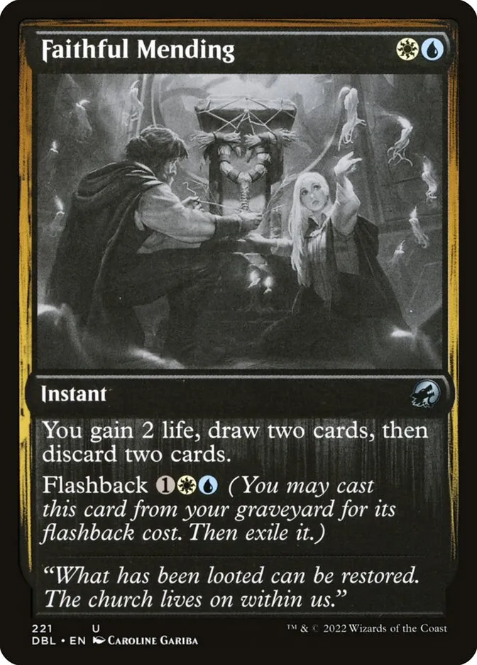 Faithful Mending Front Face