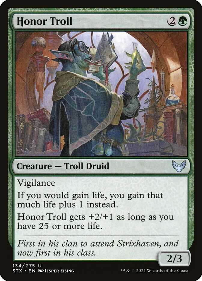 Honor Troll Front Face