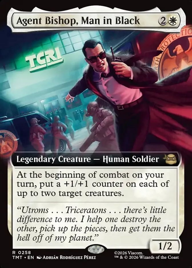Agent Bishop, Man in Black