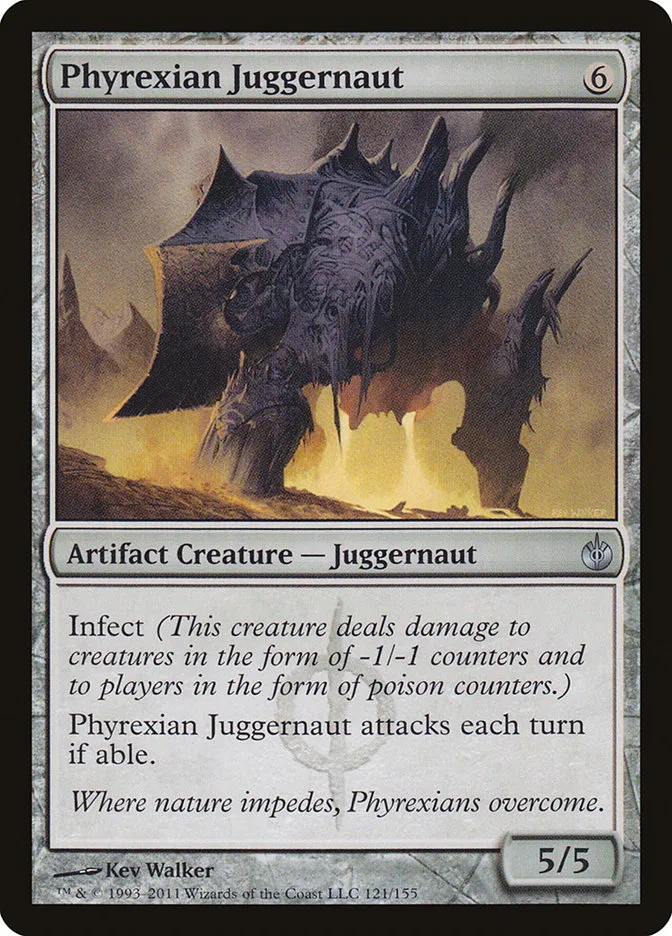Phyrexian Juggernaut Front Face