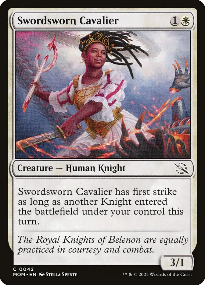 Swordsworn Cavalier Front Face
