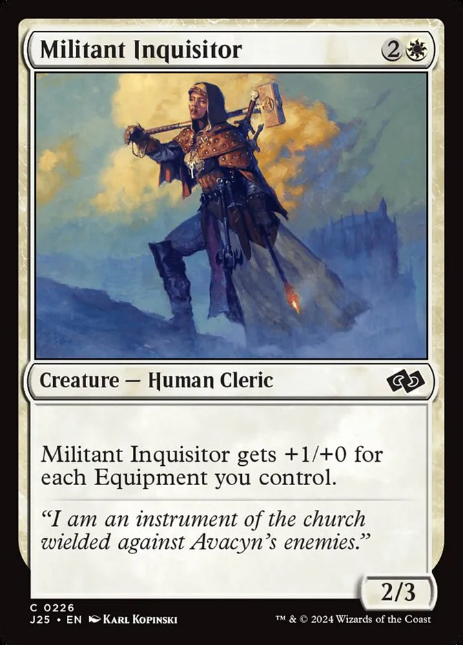 Militant Inquisitor Front Face