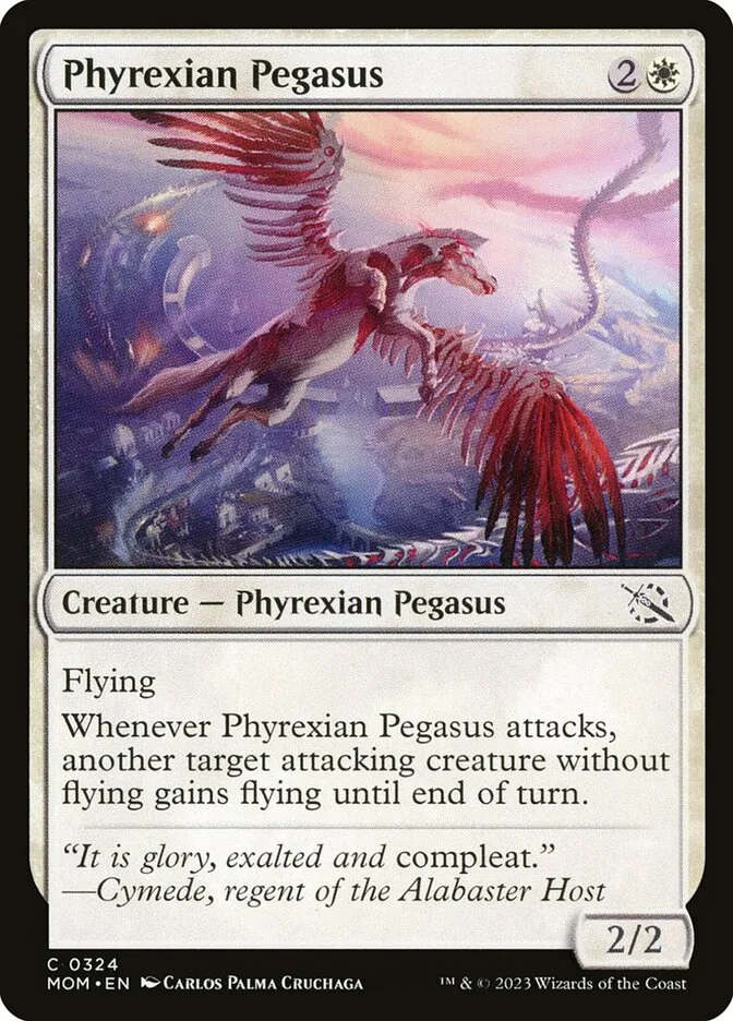 Phyrexian Pegasus Front Face
