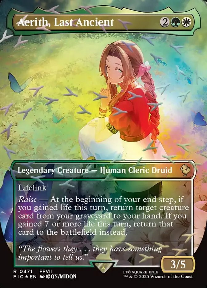 Aerith, Last Ancient Front Face