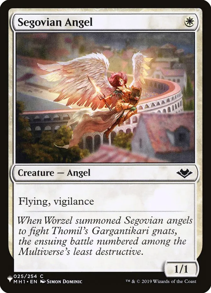 Segovian Angel Front Face
