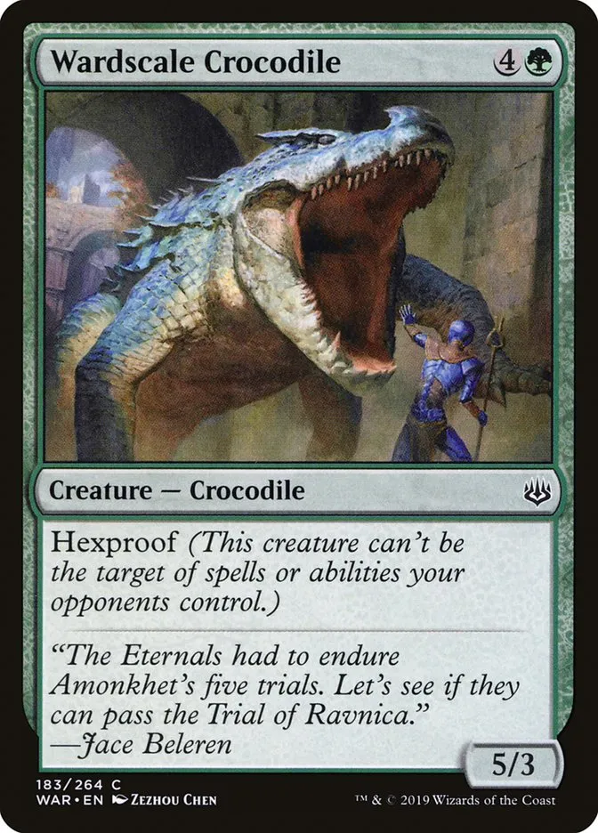 Wardscale Crocodile Front Face