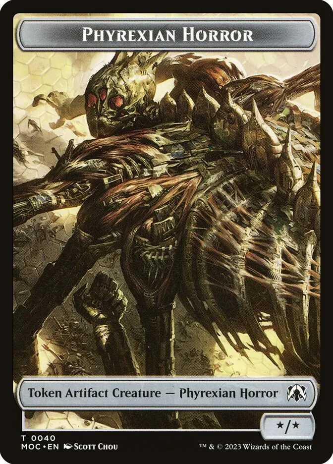Phyrexian Horror Front Face