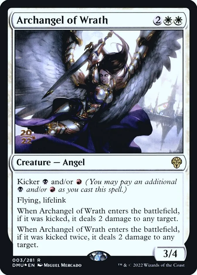 Archangel of Wrath Front Face
