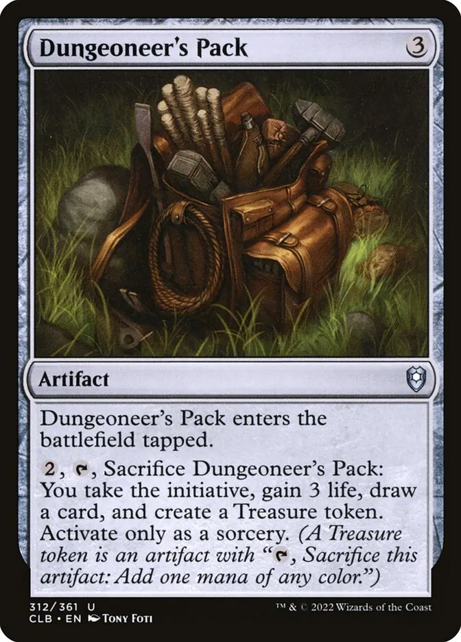 Dungeoneer's Pack Front Face