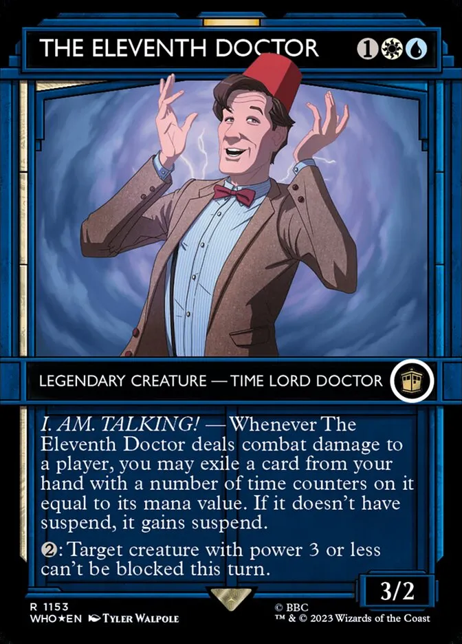 The Eleventh Doctor Front Face