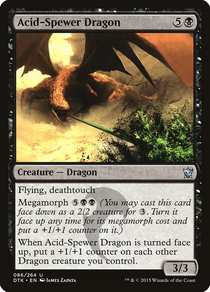Acid-Spewer Dragon Front Face