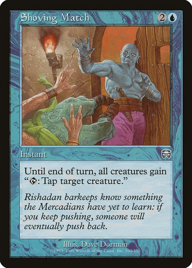 Shoving Match Front Face