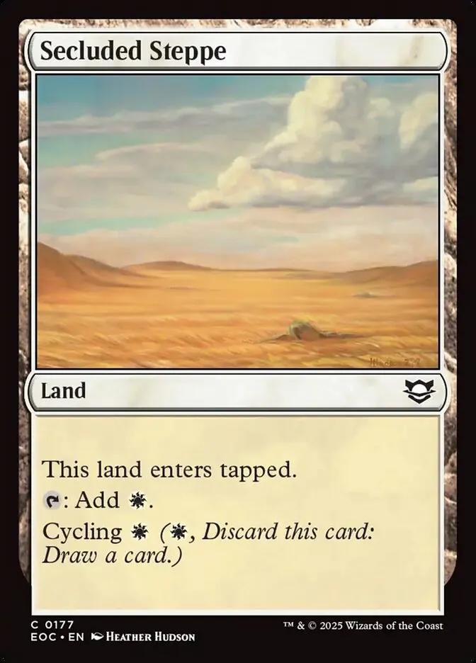 Secluded Steppe Front Face