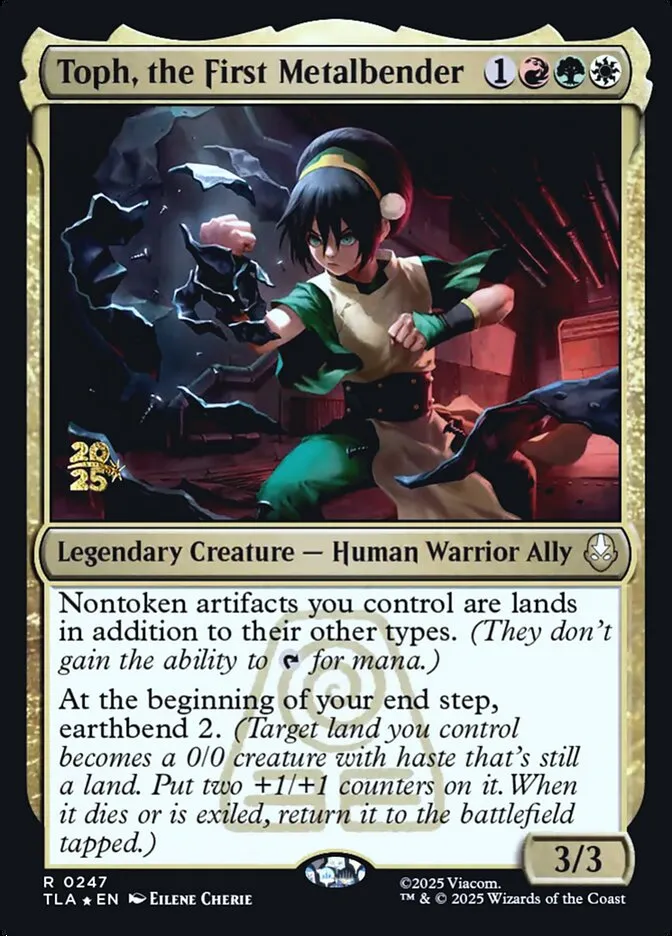 Toph, the First Metalbender Front Face