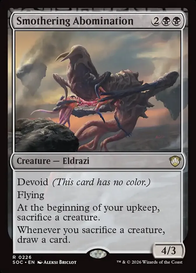 Smothering Abomination Front Face
