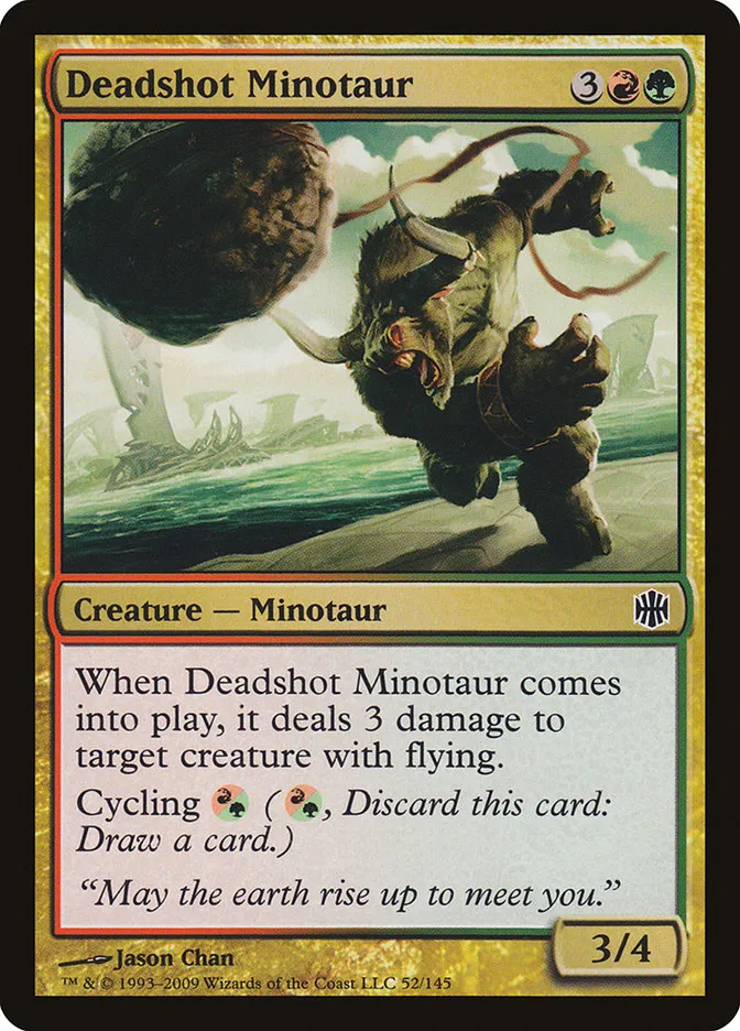 Deadshot Minotaur Front Face