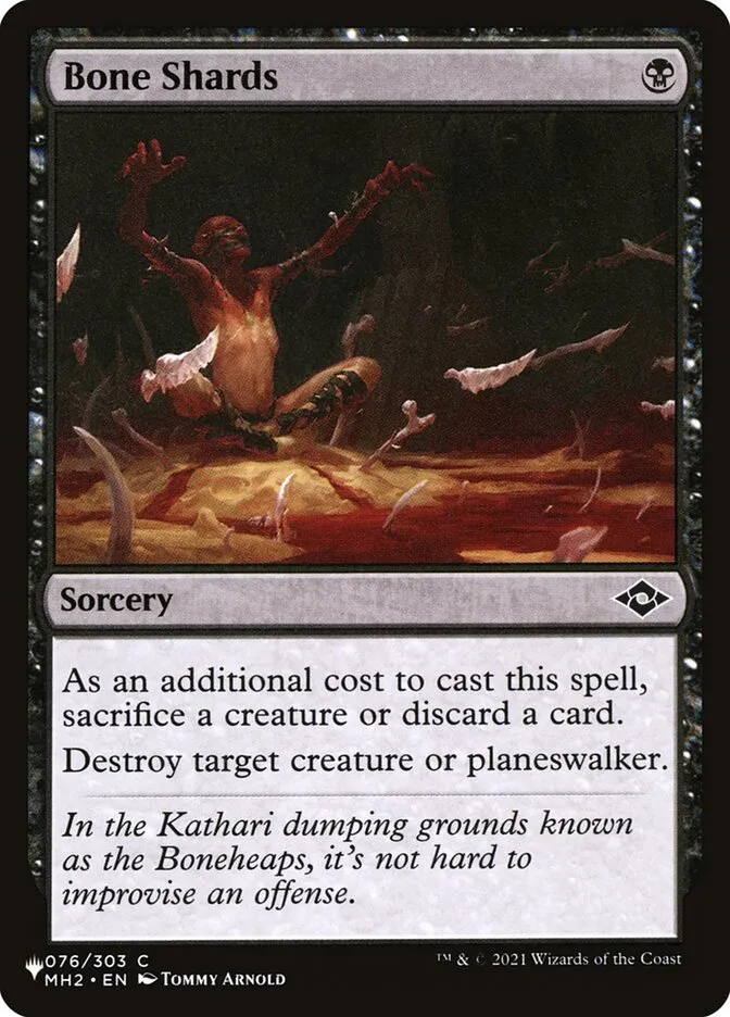 Bone Shards Front Face