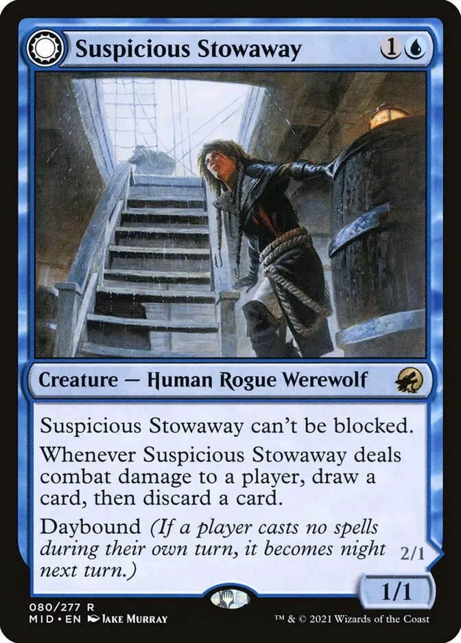 Suspicious Stowaway // Seafaring Werewolf Front Face