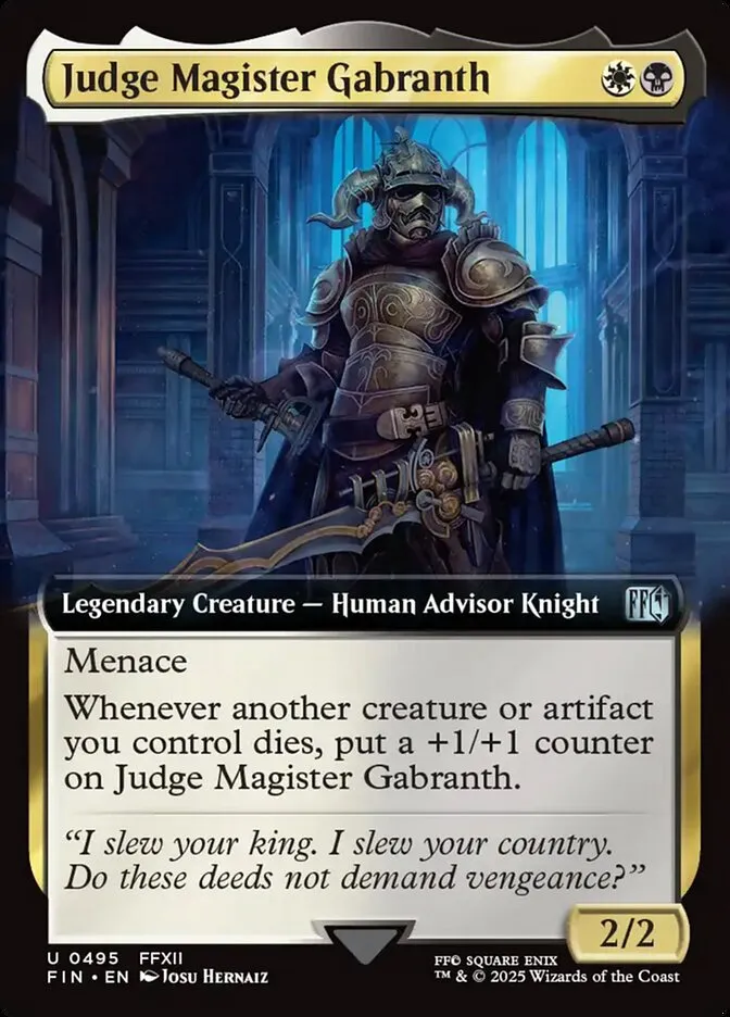 Judge Magister Gabranth Front Face