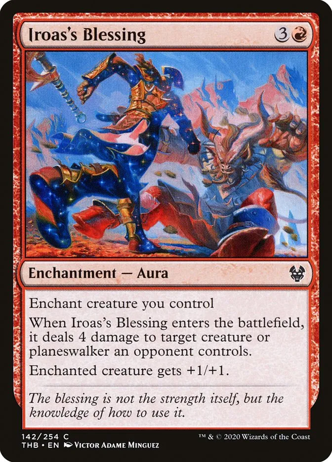 Iroas's Blessing Front Face