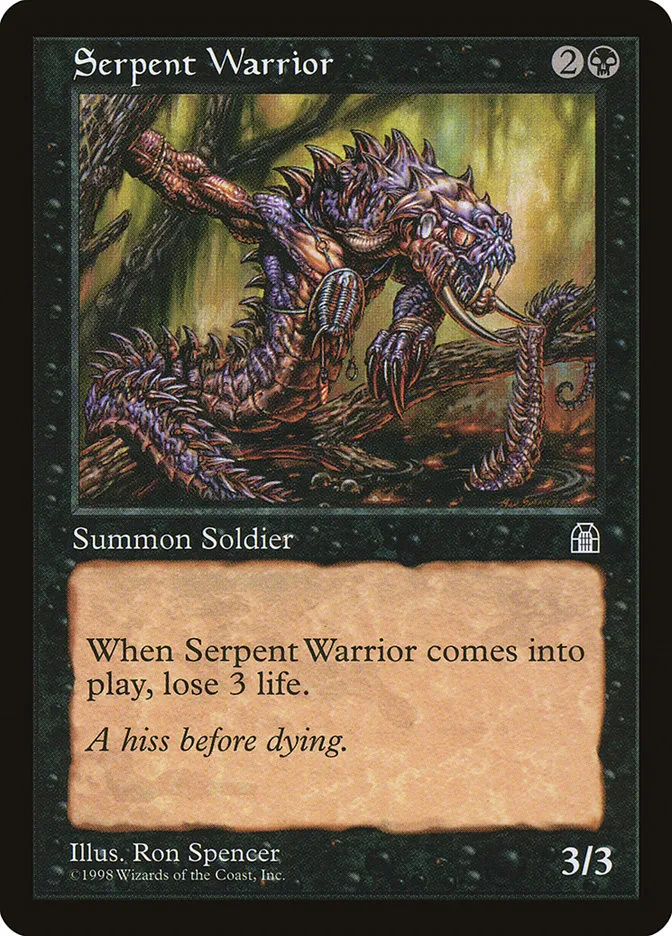 Serpent Warrior Front Face