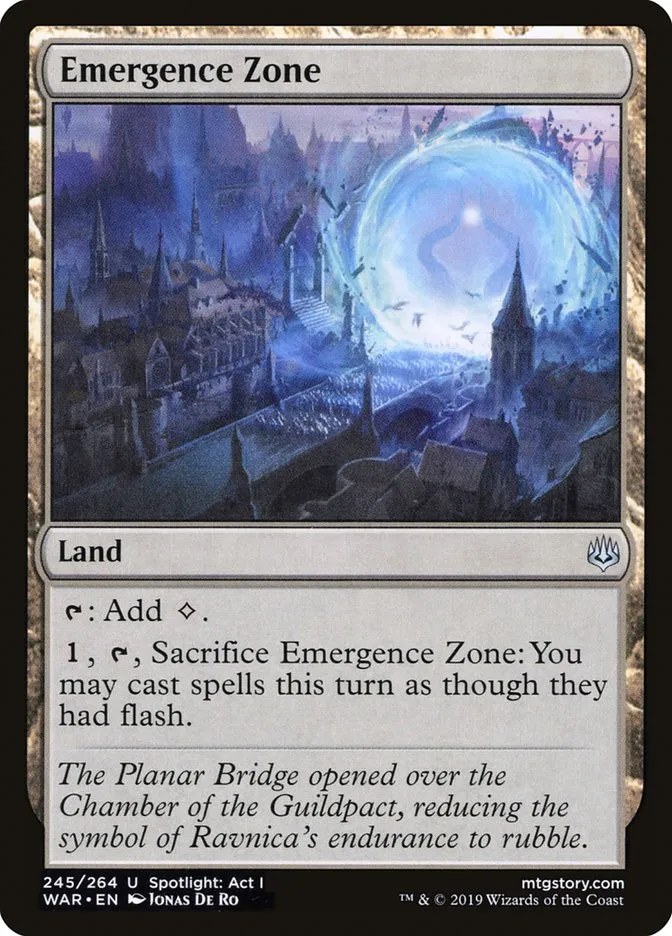 Emergence Zone Front Face
