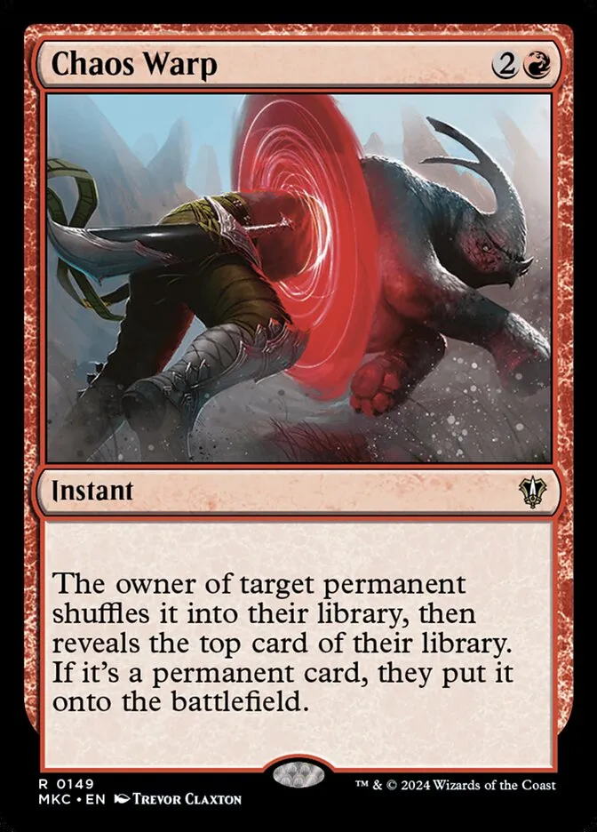 Chaos Warp Front Face
