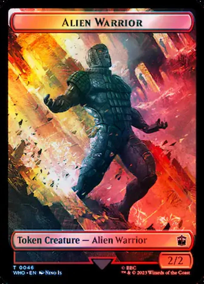 Alien Warrior Front Face