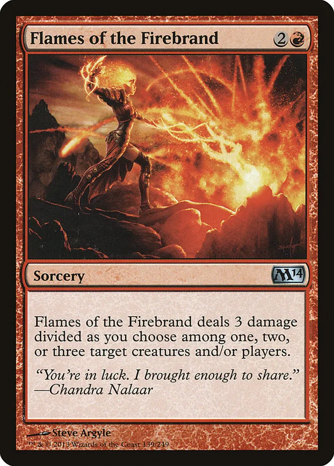Flames of the Firebrand Front Face