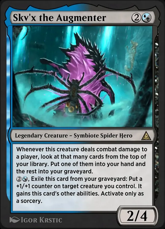 Symbiote Spider-Man Front Face
