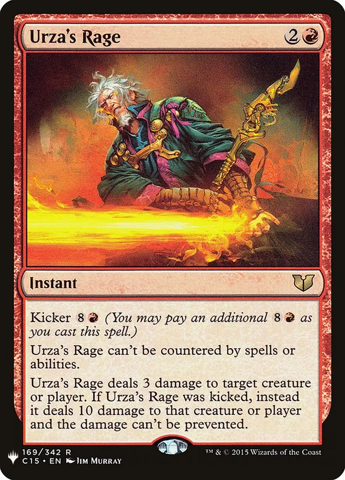 Urza's Rage Front Face